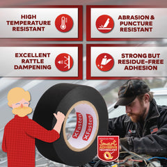 XFasten close-up of cloth weave texture highlighting puncture and abrasion resistance