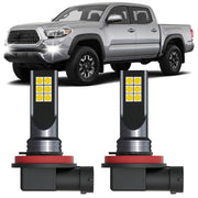 XFLHEHD front packaging showing 6500K LED fog light kit and clear labeling, improved visibility