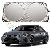 XHRING front packaging showing custom-fit Lexus sun shade benefit sun protection