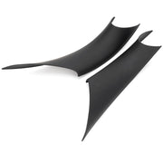 Xiaoyudou front view of both black handle covers, restoring OEM appearance