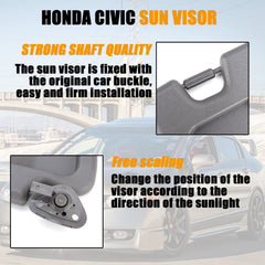 Xiaoyudou visor installed on driver side, reduces windshield glare