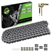 XIKOBY front view of #35 140-link chain showing robust finish and fit