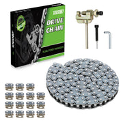 XIKOBY front packaging showing complete T8F chain kit and benefits