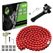 XIKOBY front view of chain kit showing sealed packaging and components for easy install