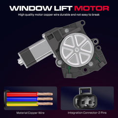 XIMAKA regulator installed in door demonstrating smooth window movement