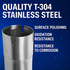 XinDeLeiHuan pipe installed on truck demonstrating durable fitment
