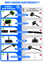 X XINDELL detachable 22-inch handle extended for reach and comfort