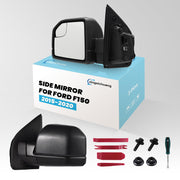 xingsichuang front assembly showing full driver-side mirror and OEM fit