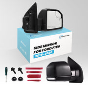 xingsichuang front view mirror assembly showing ready-to-install fit