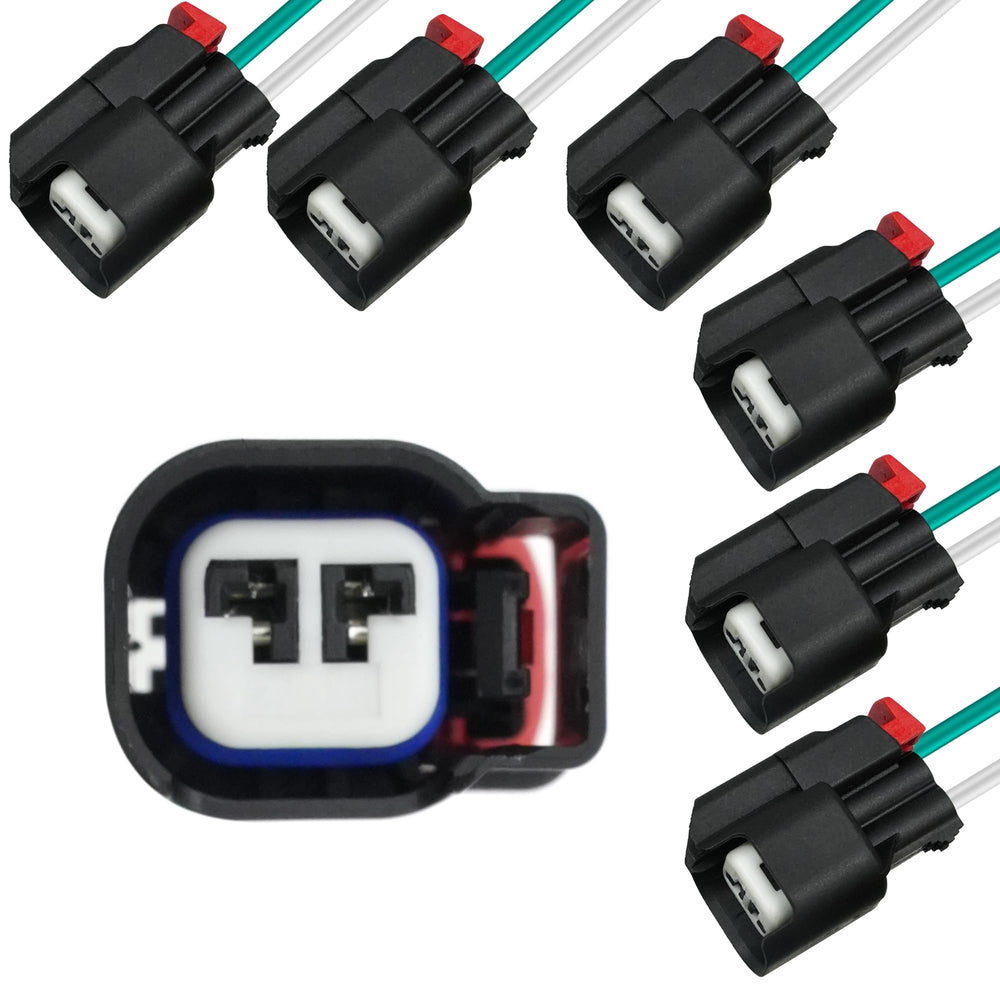 XINSAUTO front pack of six connectors showing ready replacement benefit
