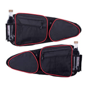 Xintre front door bags full view showing organized storage and weather protection