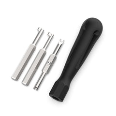 Xinxinlin front view of the universal locking cap tool showing compact design and quick access benefit