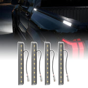 xipoqix front-mounted on Tacoma bed rail showing clean OEM look and improved visibility