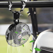 Xislet front view overhead fan showing strong airflow and durable construction