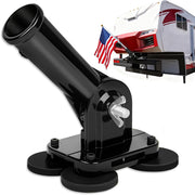 Xiuouix front view on fifth wheel hitch shows secure mount and durability