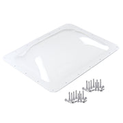 XMK outer dome front view showing full 18x26 cover and clean edge, durable protection