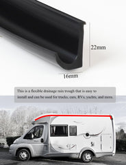 XmuxHai length comparison showing full 16ft gutter for proper sizing