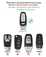 XMZAIMY back of suede key cover displaying smooth finish and durability