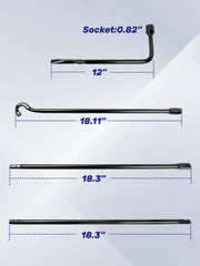 Xongjojo close-up of polished alloy wrench, durable corrosion resistance benefit