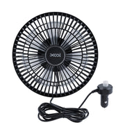 XOOL front view of 9-inch fan showing airflow and compact design benefit