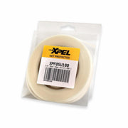 XPEL roll front view showing clear film and compact packaging protecting edges