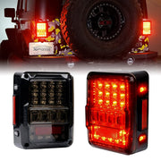 Xprite tail light left front view showing smoked lens and modern styling benefits visibility