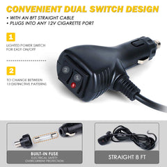 Xprite controller display and cord for quick pattern selection