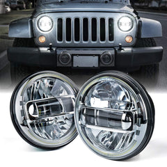 Xprite front chrome headlight showing halo and bright beam benefit