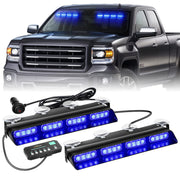 XRIDONSEN front view strobe bar showing bright LED array for enhanced visibility