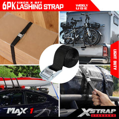 XSTRAP STANDARD cam buckle close-up highlighting solid steel clamp and secure hold
