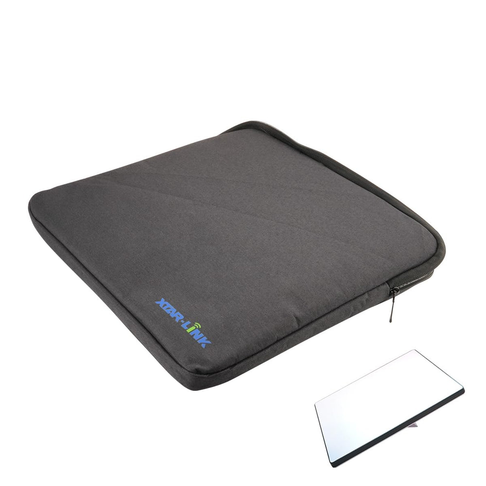 XTAR front view of black carry bag showing compact shape and protection