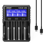 XTAR front view showing four slots and compact design for organized charging