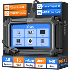 XTOOL D6 front view showing screen and rugged design for durable diagnostics