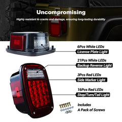 XtraGlow mounted on Jeep rear demonstrating exact fit and upgraded road presence
