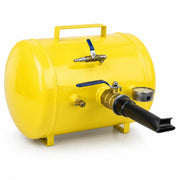 XtremepowerUS front view of 5-gallon tank showing capacity and gauge for quick seating