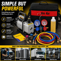 XtremepowerUS R134a can tap detail illustrating secure valve control for safe dispensing