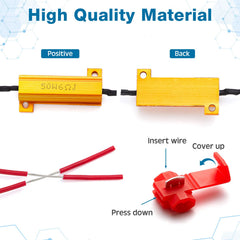 Xuhal resistor mounted on metal surface demonstrating safe heat-sinking installation