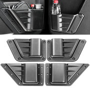 XWQZ front door pocket installed showing tidy storage benefit