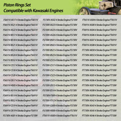XYgdhqpt rings arranged on white backdrop showing full set contents for easy verification