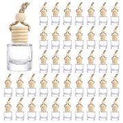 Xylanor front view of 8ml glass pendant bottles showing contents and convenience
