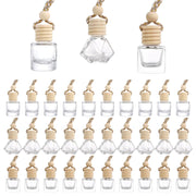 Xylanor hanging diffusers front view showing set of 60 bottles and slings for convenience