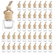 Xylanor front view of 100pcs glass diffuser bottles showing compact benefits