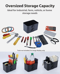 XYNOXRIDE mounted in tractor cab holding a mug for hands-free convenience