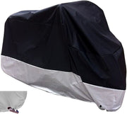 XYZCTEM front view of cover protecting motorcycle, prevents rain damage