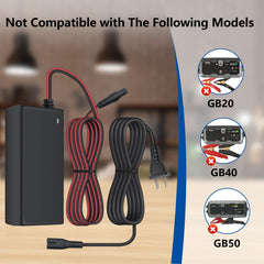 XZGm charger in hand scale to show size and portable convenience