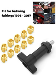 YALTIES ergonomic T-handle tool with metal shaft for controlled, easy fairing insert installation