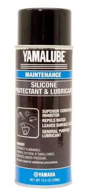 YAMAHA Yamalube front can showing label and 10.5 oz size for easy storage