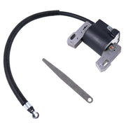 YAMAKATO ignition coil front view showing mounting pattern and restored spark