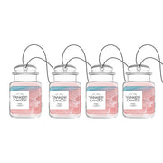 Yankee Candle front pack showing Pink Sands scent and pack quantity benefit fresh car air
