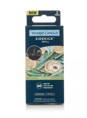 Yankee Candle Sidekick refill front pack showing brand and scent, boosts cabin freshness